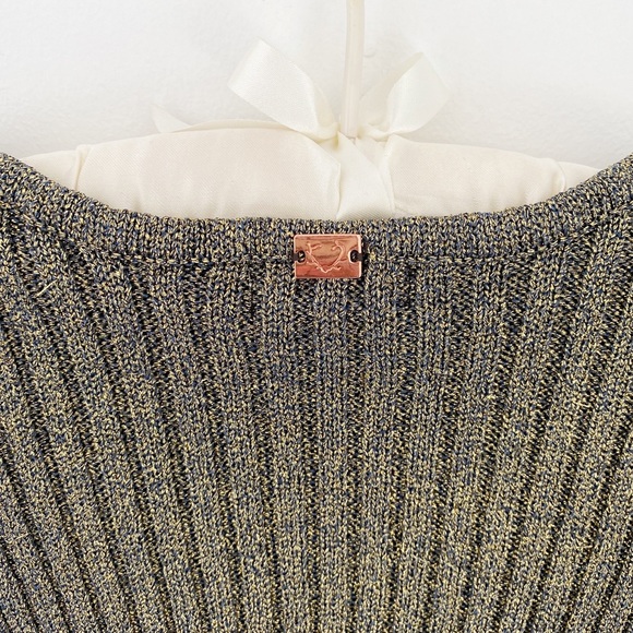 For Love and Lemons Sparkle Knit Metallic Dress Sm - Picture 8 of 8